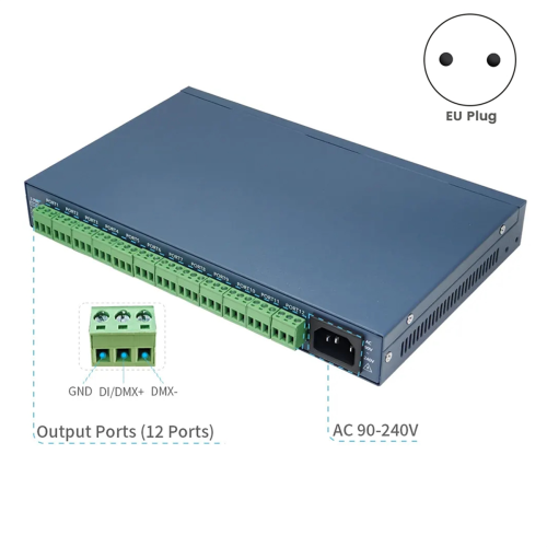 DMX512 WS2812B WS2815 Led Strip Artnet-Pixel (SPI/) Controller(EU) 2