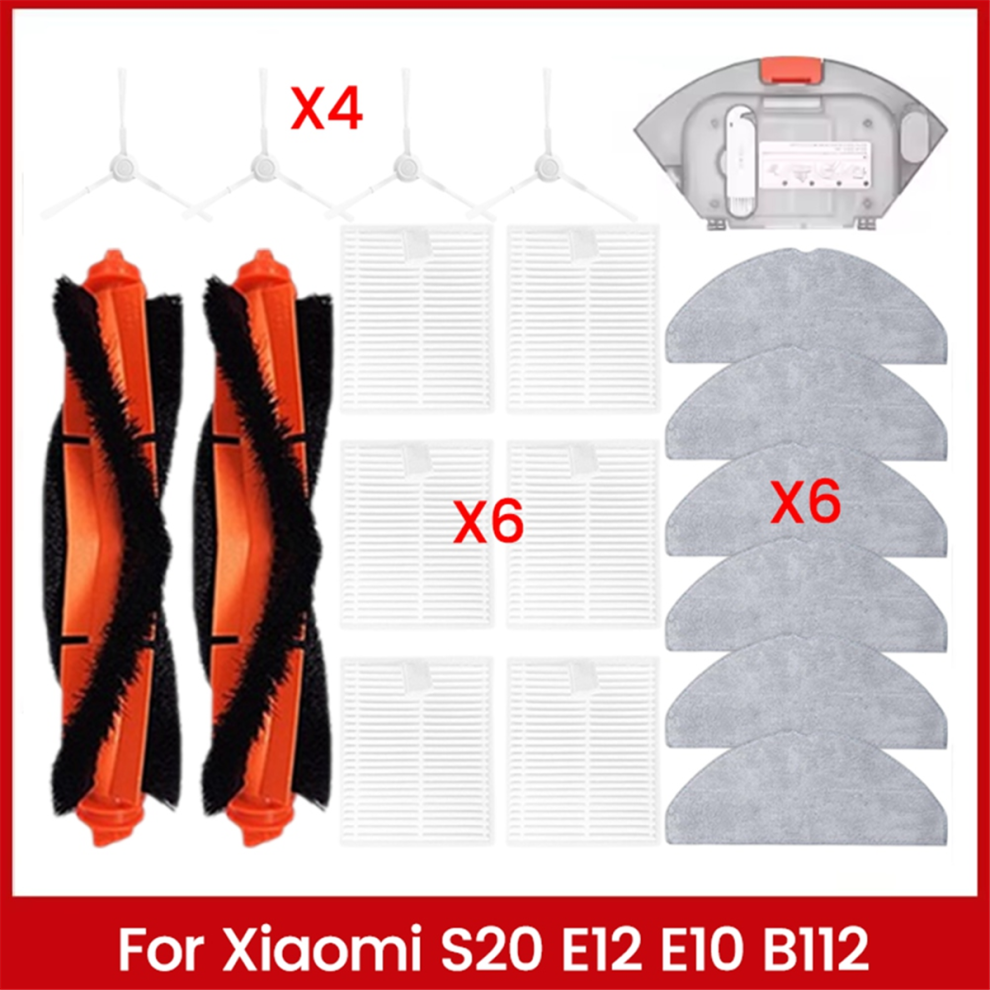 Cepillo, Filtro, Mopa, PañO Y DepóSito De Agua 2 En 1 Para S20-image