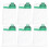 6Pcs High Efficiency Dust Bag Garbage Bag Replacement for VK140 VK150 FP140 FP50 Vacuum Cleaner 2