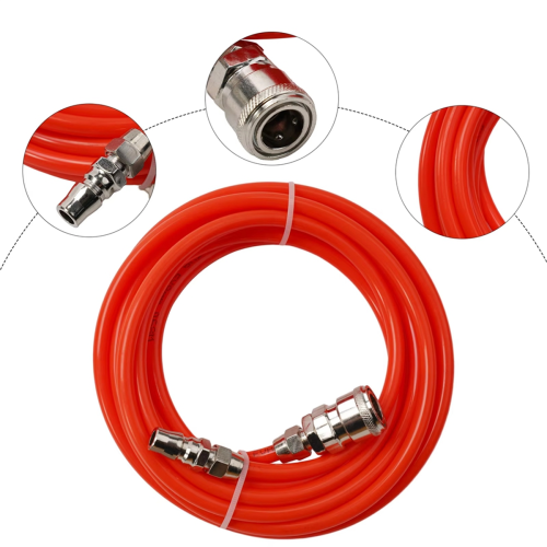 Mangueira de bomba de compressor de ar pneumática reta de 15 m 5 x 8 mm 2