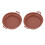 2 cestelli in silicone per friggitrice con manico, rivestimento rotondo in silicone per friggitrice 2