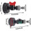 Tanque de agua IBC de 1000 l, S60 x 6 toneladas, conector de cubo con interruptor, grifo, conector de 1