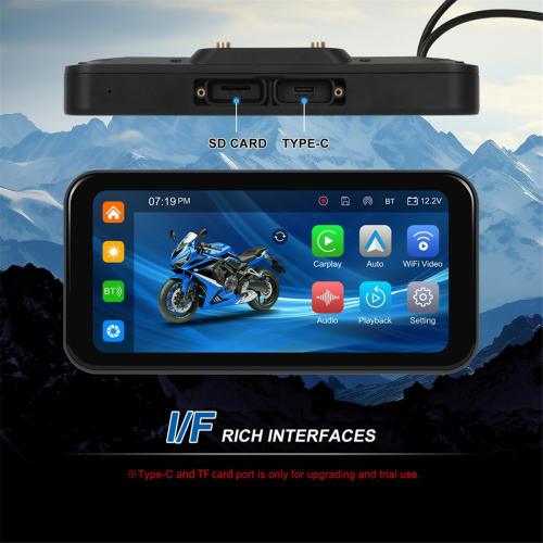6,25 pollici per CarPlay Android Auto Mote Smart Display Navigation 1