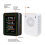 Binnenluchtkwaliteitsmonitor, CO2-monitor/temperatuur/formaldehydezwart 3