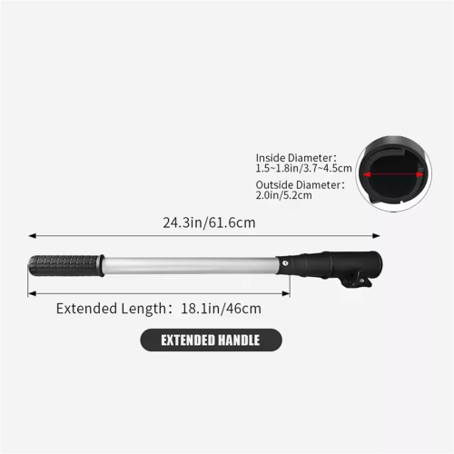 Tiller Handle Extension for Outboard Flexible Operating Handle 2