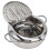 Mini friggitrice in acciaio inox 304 con controllo della temperatura e termometro per cucina 1