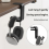 360 Rotating Headphone Stand Desktop Headset Holder A 4