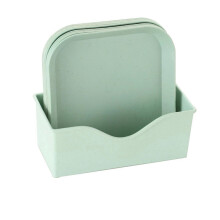 Fruit Plate Tray Multipurpose Salad Dish Eco Friendly Kitchen Dinner Plate for Household(Green 8 Shallow