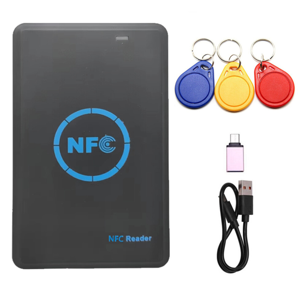 5-Bands Nfc Smart Chip Reader/Writer + 3XCUID Sleutelhanger 125K 13,56M-image
