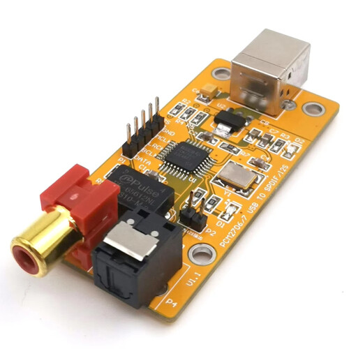 Carte son USB USB vers fibre coaxiale I2S / Décodeur USB 2