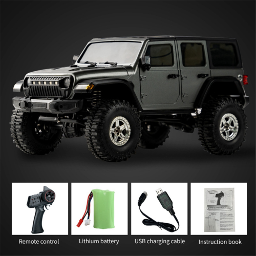 RC Model Car Simulation 1:18 RC Car 2.4G Full Scale Black 1