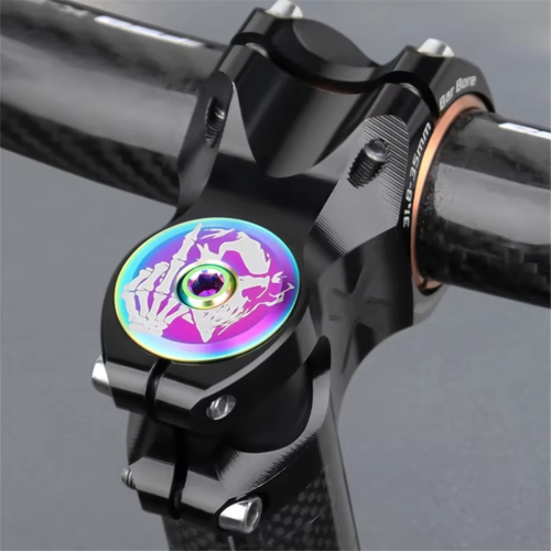 Titaniumlegering 1-1/8 frempindstopper, Titanium headset topper B 2