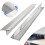 Stove Covers Stainless Steel 2 Packs, Silver 1