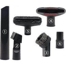 6 accessoires pour aspirateurs, compatibles avec les aspirateurs de calibre 32 mm et 35 mm, pour Karcher.