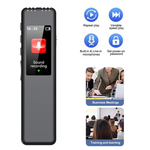 Digital Voice Recorder Support 128G SD Card MP3 Player Recorder 1