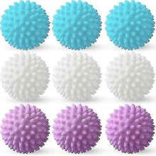 Wasballen 9-pack Drogerballen voor Wasmachine WasballenAM