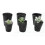 500pcs Nursery Pot Plastic Plant Propagation Container 8cmx8cmAM 2