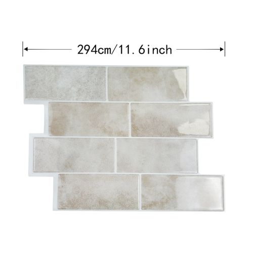 Azulejos de pared autoadhesivos para salpicadero de metro para baño 1