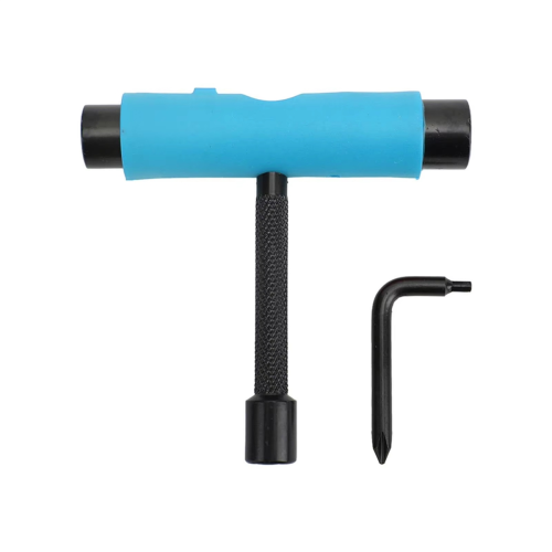 Multi-Function Portable Skate Tool with T-Type Hex Key, L-Type Head
