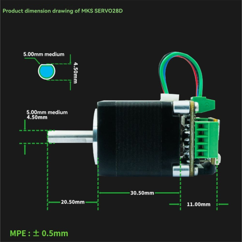 Driver de motor de passo de malha fechada MKS SERVO 28D 2