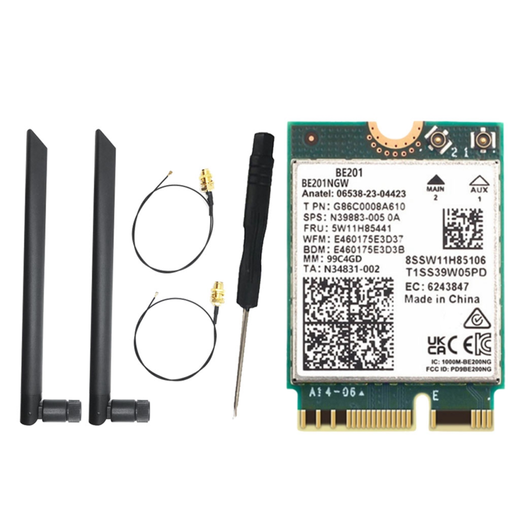 BE201 Wifi7-Kaart 8774 Mbps Tri-Band BT5.4 Wifi 7 Draadloze Wifi-Module-image