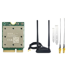 WiFi7 QCNCM865 Bluetooth 5.4-kaart 5800M Tri-band M.2 NGFF-adapter B