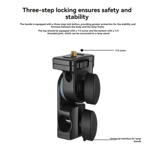 Camera Light Stand Adapter with 1/4inch Screw for AD100Pro AD200 1