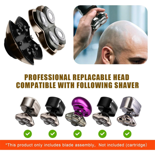 Professional Replacement Head for Skulls Pitbulls Shaver Gold PRO 2