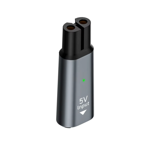 5-V-Rasieradapter Typ C für One Blade QP2724 QP2834, Grau