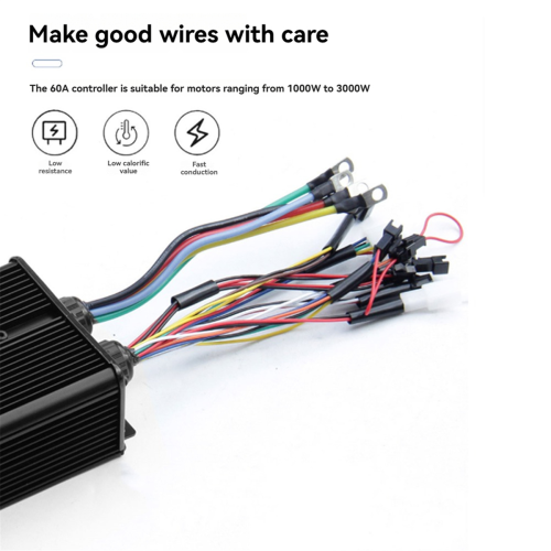 48V 52V 60V 72V E-Bike Controller 60A 1000W 3000W Three Mode 2