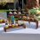 1 Set Large Wooden Tiered Riser Display Stands for ,Events 3