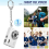 1080P Mini Digitale Camera Sleutelhanger 0,96 Inch voor Studenten Wit 7
