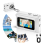 1080P Mini Digitale Camera Sleutelhanger 0,96 Inch voor Studenten Wit 5
