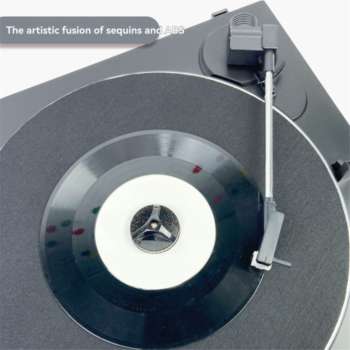 Vinylplade LP45 RPM Adapter til EP Vinylpladepladespiller Sort 1