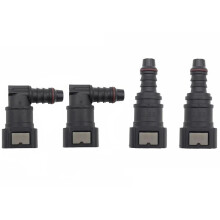 9.89 ID8 Curved Fuel Line Quick Connector, Fuel Quick Connector