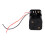 Black Tow Layers 4 x 1.5V AA Battery Holder Case Box w Wire Leads 4