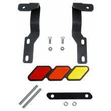 Kit di supporto in metallo per montaggio di luci LED sul cofano, compatibile con modelli dal 2005 al 2015