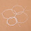 4 stuks witte nylon-ukulele-snarenset 4