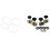 4 stuks witte nylon-ukulele-snarenset 1