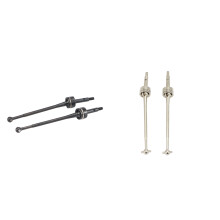 2Pcs 45 CVD Drive Shaft for 144001 124019 LC Racing 1/14 RC Drift ,A