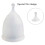 Coppetta mestruale anti-perdita in silicone ANYTIME Women L trasparente 7