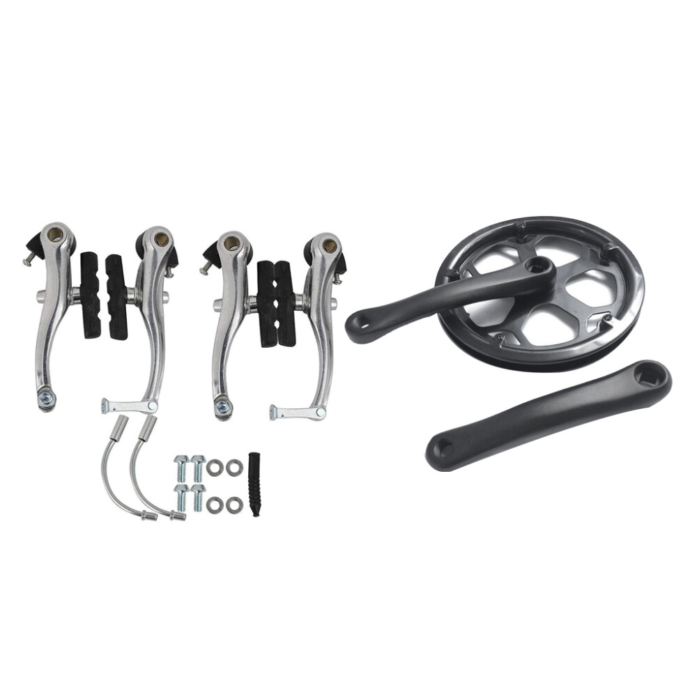 48T Vierkant Gat 170Mm Cnc Crankstel Fiets Crankstel Tandwiel-image