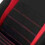 Front Car Seat Covers Front Ready , 2-Piece Set(Black + Red) 3