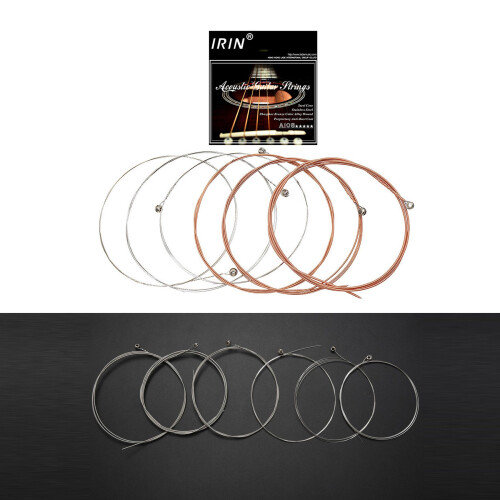 A108, 6 peças por conjunto, cordas 0,009–0,045 polegadas, 6 cordas para guitarra 1