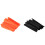 Pacote com 50 palhetas de plástico para flechas Arrows Vanes de 4 polegadas (preto) 1