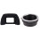 -21 Oculare con rivestimento in gomma nera per D90 D80 D70S D7 1