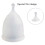 Coppetta mestruale anti-perdita in silicone ANYTIME Women L trasparente 7