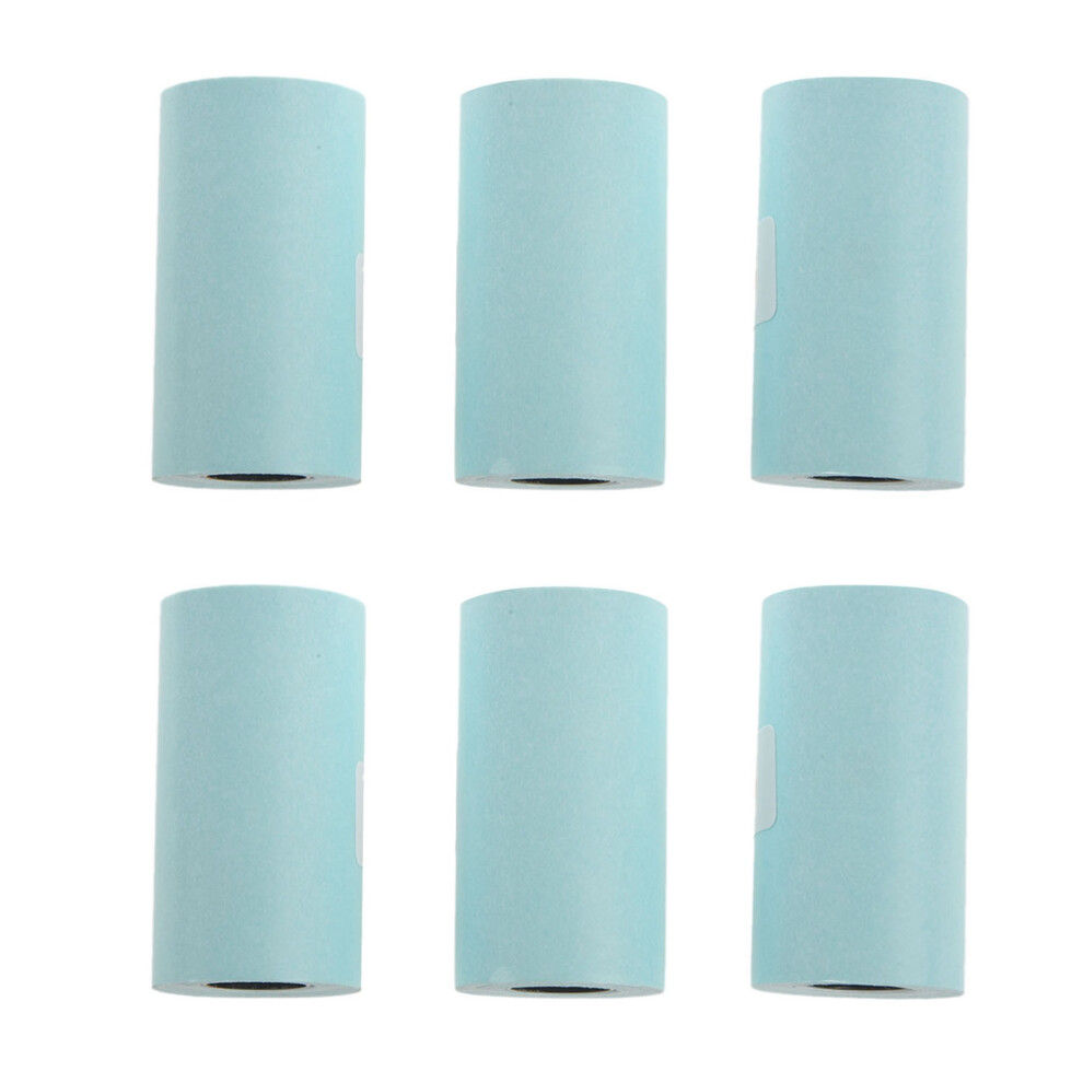6 Rollos De Papel Adhesivo Para Impresora FotográFica De Bolsillo-image