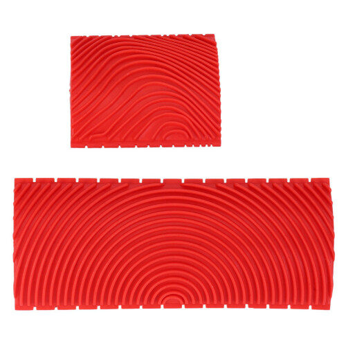 2PCS 3 Inch 6 Inch Imitation Wood Grain Paint Roller Brush Tool sets 1