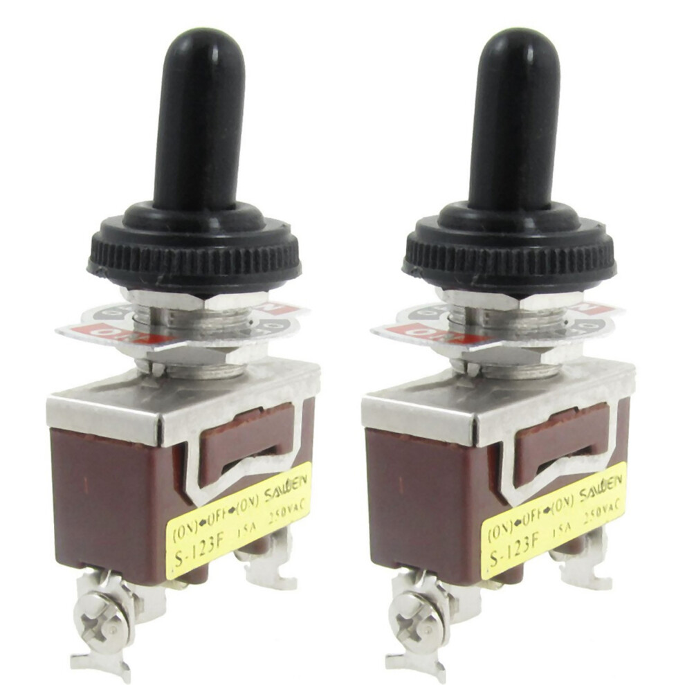 Ac 250V 15A Momentary Spdt Toggle Switch With Waterproof Boot 4713377165772